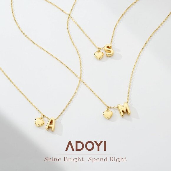 Trendy 14K Gold Heart Pendant Necklaces - Chic Layered Jewelry for Every Woman - Picture 8 of 8